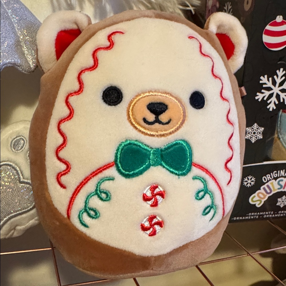 Tolef the cookie bear squishmallow NWT hard to find size
